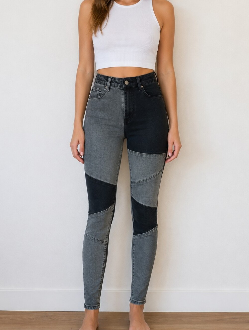 🖤 SHEIN Black High-Waisted Skinny Jeggings – Size 26